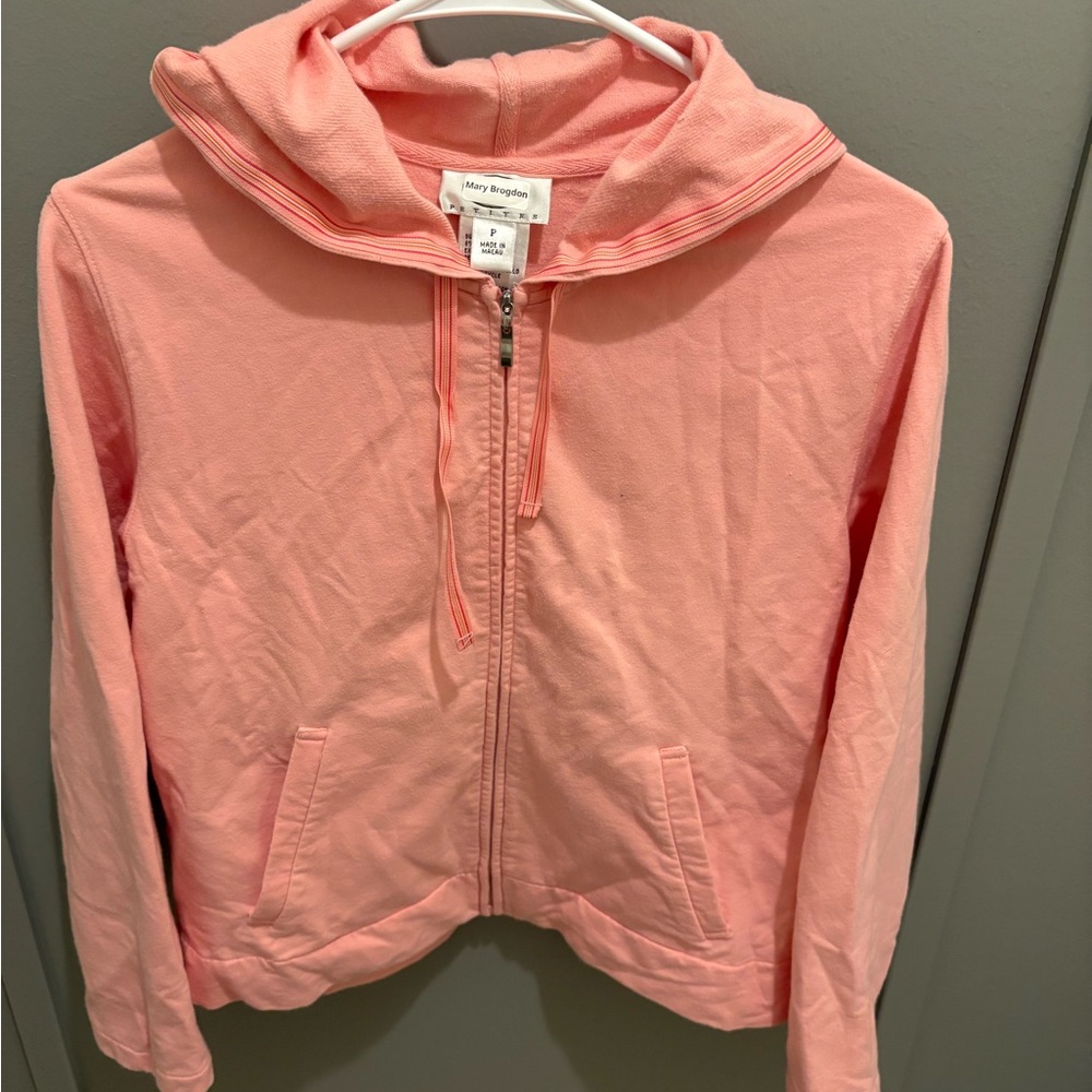 Pink Zip Up Hoodie